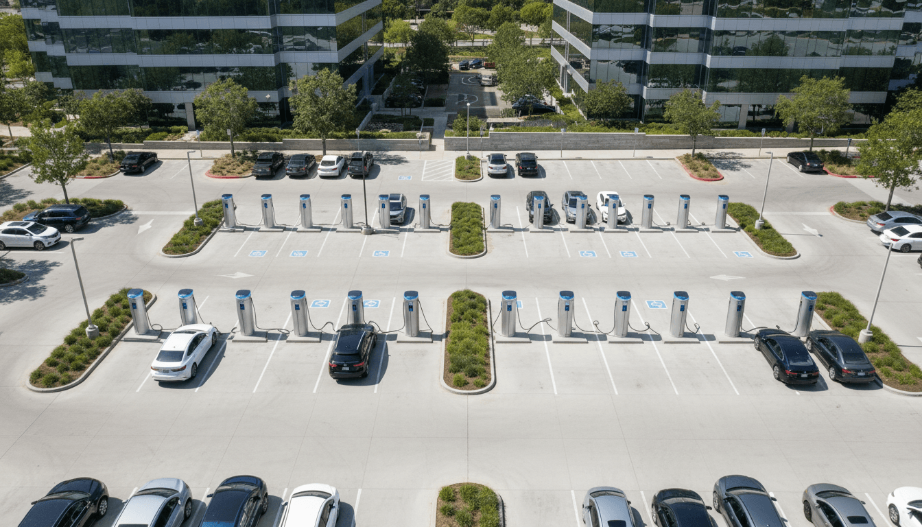 Tesla Supercharger station